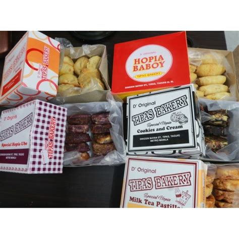 Onhand D Original Tipas Bakery Special Hopia Box Ube Yema Cookies