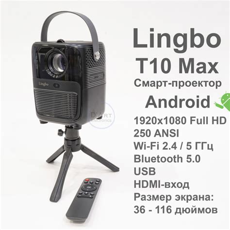 Проектор LINGBO T series Max купить по доступной цене с доставкой в