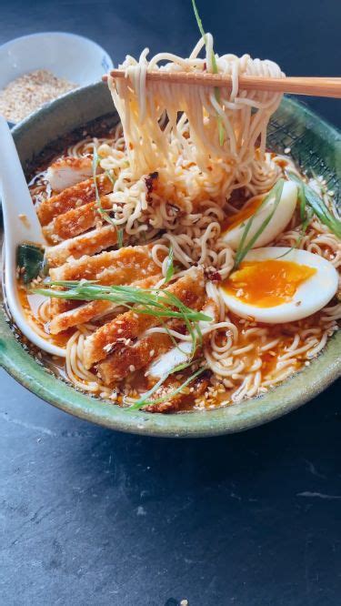 Minute Spicy Miso Chicken Katsu Ramen Recipe In Half Baked