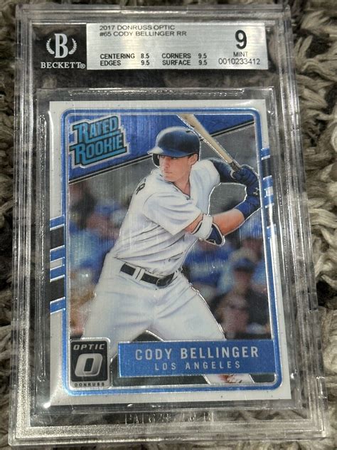 Panini Donruss Optic Rated Rookies Cody Bellinger Bgs Rookie