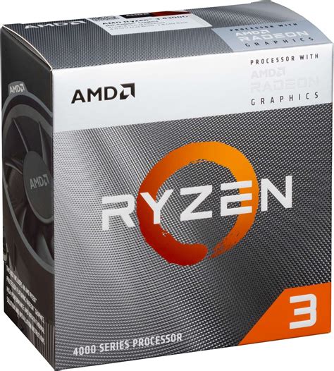 Amd 100 100000144box Ryzen 3 4300g 40ghz 4 Core Socket Am4 Desktop Apu