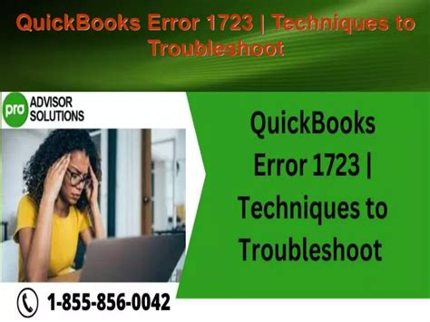 Ppt Quickbooks Error Techniques To Troubleshoot Powerpoint