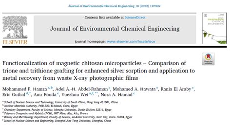 Hamza Journal Of Environmental Chemical Engineering