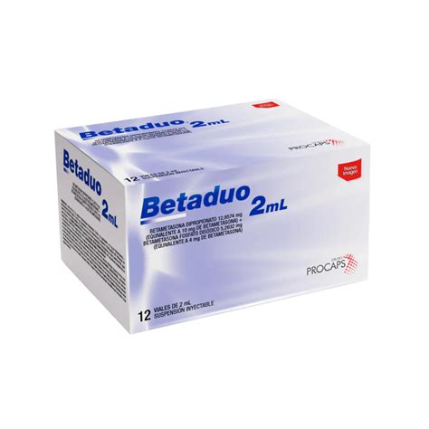 Betaduo 2ml 10 4mg Suspensión Inyectable Distribuidora La Gran Farmacia