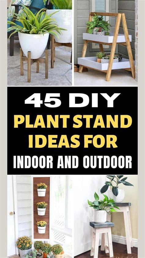 Diy Plant Stand Ideas For Indoor And Outdoor Diy Plant Stand Diy