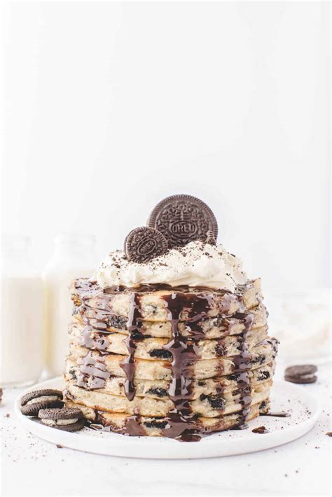 Easy Oreo Pancakes Simply Stacie