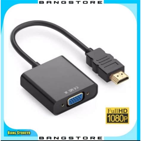 Jual Converter Hdmi To Vga Konektor Hdmi To Vga Kabel Hdmi To Vga