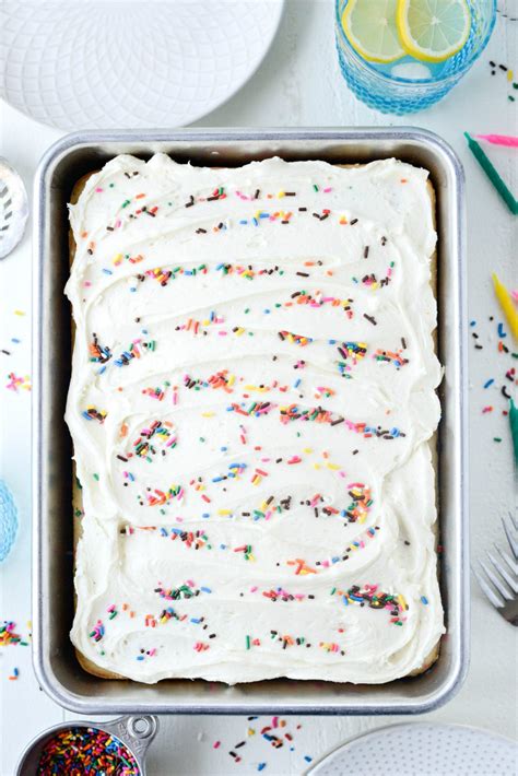 Easy Homemade Funfetti Cake Simply Scratch