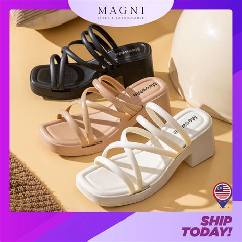 Ready Stock Magni Thick Women S Sandal Kasut Wanita Casual Wedges