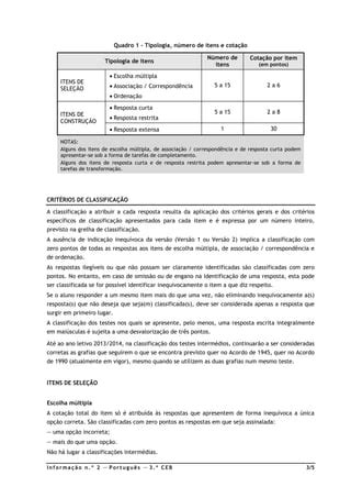 Projeto Testes Intermédios 2012 2013 Portugues PDF