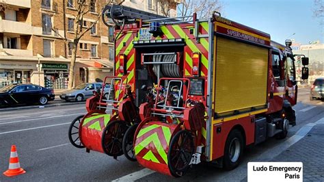 Pompiers De Paris FPTL PS Saint Ouen Charonne En Urgence Paris Fire