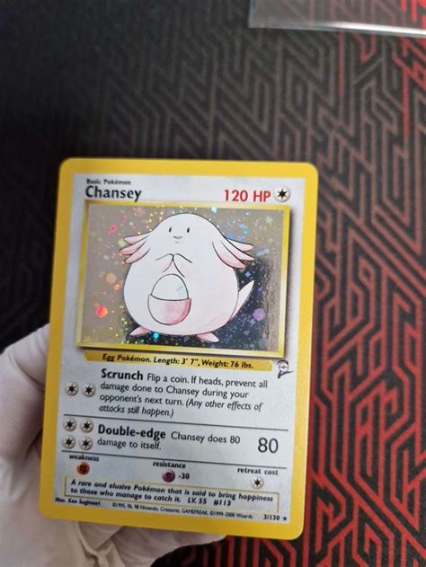 Chansey Chaneira Holo En Aus Dem Base Set Kaufen Auf Ricardo