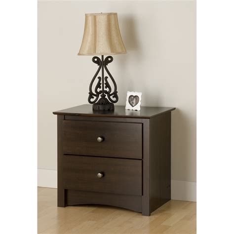 Best Buy Prepac Fremont 2 Drawer Nightstand Edc 2422