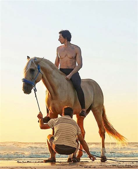 Actor Adam Driver S Equestrian Photoshoot For The Burberry Hero Ad