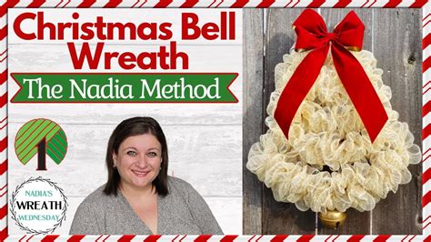 Deco Mesh Christmas Bell Wreath Diy Tutorial New Dollar Tree Wreath