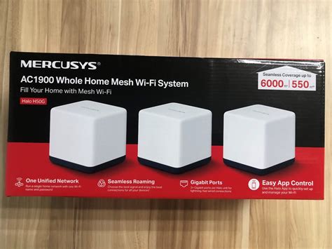 Halo H50G AC1900 Whole Home Mesh Wi-Fi System Unboxing- Welcome to MERCUSYS