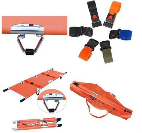 Portable Folding Stretcher Rescue Foldaway Stretcher Transportation Types