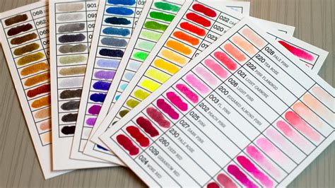 Kuretake Zig Clean Color Color Chart A Visual Reference Of Charts Chart Master