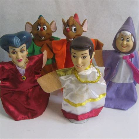 Original Disneys Cinderella Hand Puppets Collectibles Pieces