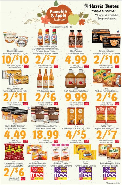 Harris Teeter Weekly Ad Sep 28 – Oct 04, 2022