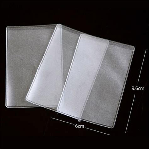 Dhin 10pcs Pvc Credit Card Holder Protect Id Card Business Card Cover