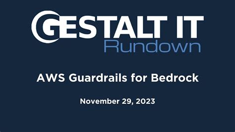 Aws Guardrails For Bedrock Youtube