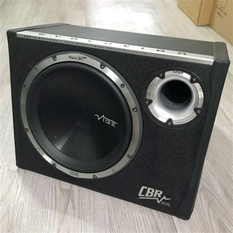 Vibe Cbr12 Evolution Bass Reflex Enclosure Vibe Black Air Ii 1600 Watts 4 Ohms 12 Inch