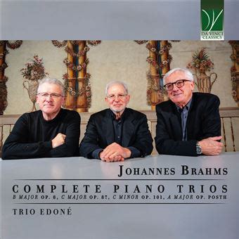 Int Grale Des Trios Pour Piano Trio Edon Johannes Brahms Cd