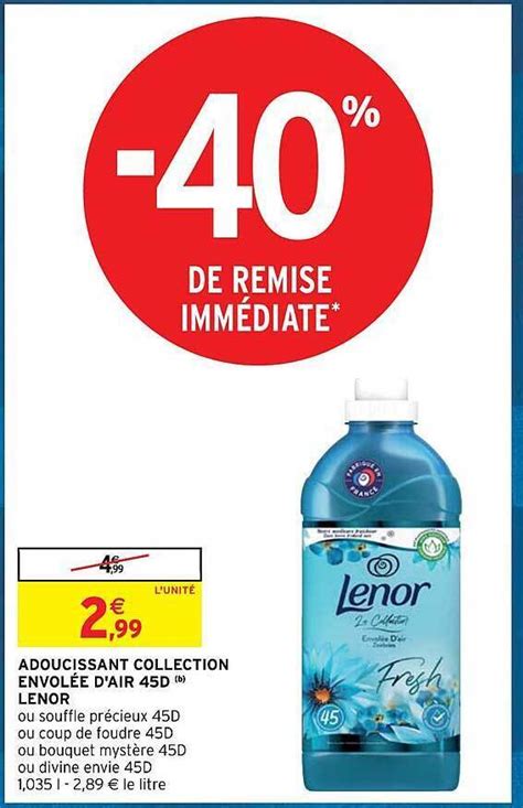 Promo Adoucissant Collection Envol E D Air D Lenor Chez Intermarch Hyper