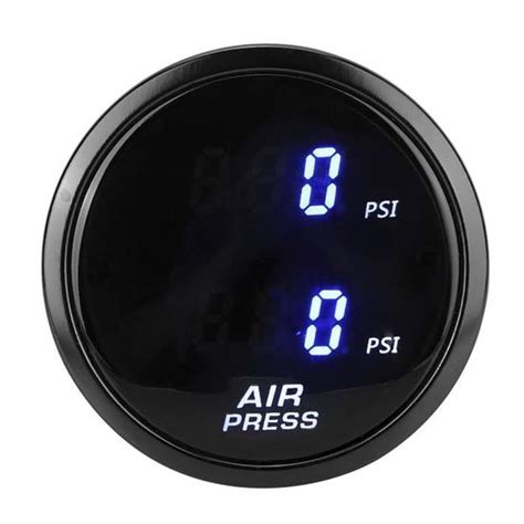 Pouces Voiture Psi Compteur De Pression D Air Led Bleu Affichage