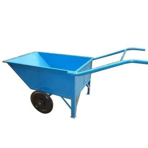 Mild Steel Wheel Barrow Trolley For Material Handling Load Capacity