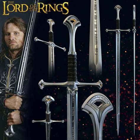 STL file ARAGORN SWORD ANDURIL - LORD OF THE RINGS 🗡️・3D printer model ...