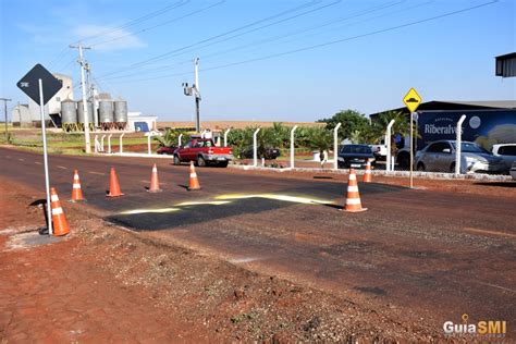 Governo Municipal implanta quebra molas nos perímetros urbano e rural