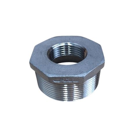 50mm X 25mm Bush Reducing Bsp Stainless Steel 316 150lb