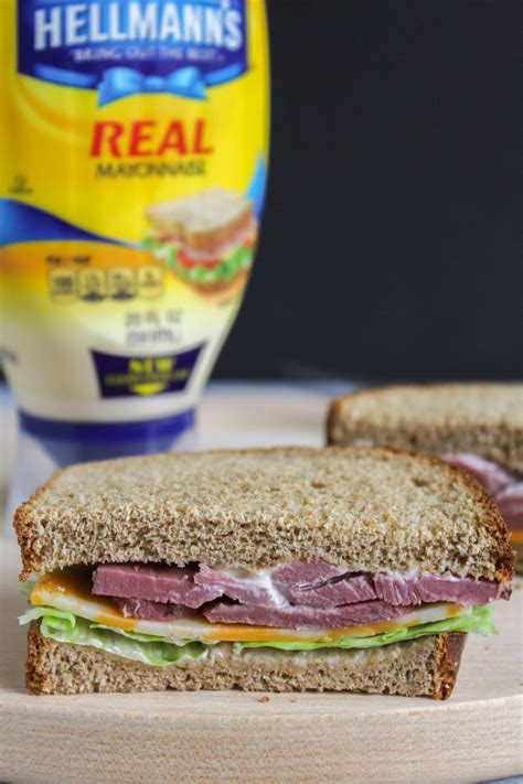 Classic Roast Beef & Cheese Sandwich #SqueezeMoreOut