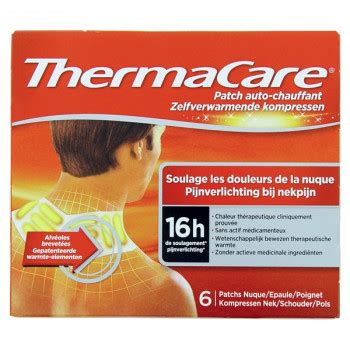 Thermacare Patchs Auto Chauffants Nuque Epaule Poignet Illicopharma