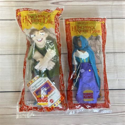 DISNEY BURGER KING Hunchback Notre Dame 1996 Esmeralda Quasimodo 2