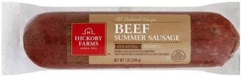 Hickory Farms Beef Summer Sausage - 7 oz, Nutrition Information | Innit