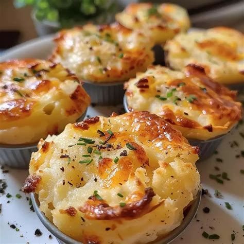 Cheesy Mashed Potato Puffs In Cheesy Mashed Potatoes Cheesy