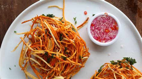 Ukoy Shredded Vegetable Fritters Recipe