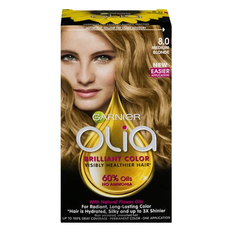 Save On Garnier Olia Permanent Hair Color Medium Blonde 8 0 Order Online Delivery Giant