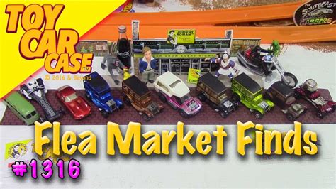 Mega Flea Market Finds Pt Toy Car Case Youtube