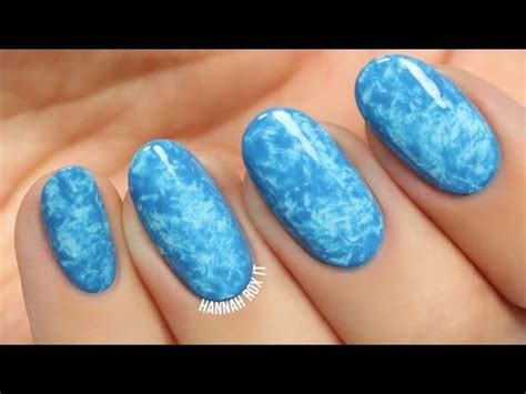 EASY Pool Ocean Water Nail Art Water Nail Art Water Nails Simple