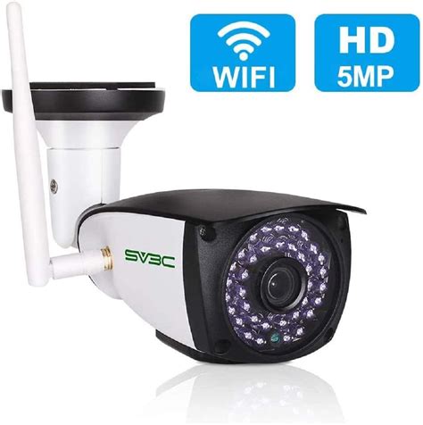 Sv C Hd Mp Videocamere Di Sorveglianza Esterno Wi Fi Telecamera Ip Con