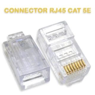 Jual Konektor RJ45 Kepala Kabel UTP LAN RG45 Internet Jaringan Komputer