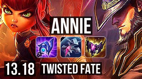 Annie Vs Tf Mid M Mastery Games Godlike Kr