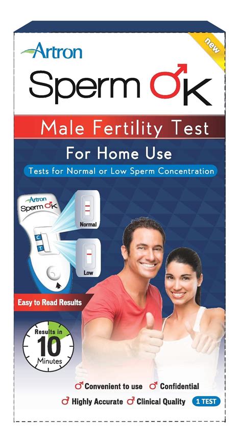 Buy Spermok™ 1 Male Fertility Test For Home Use Ce Approved Easy