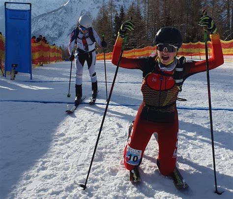 Laia Sellés gana su tercer oro en la prueba individual femenina de Skimo