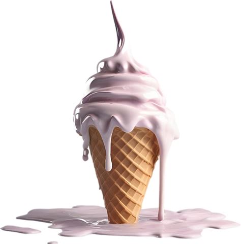 Premium Psd Picture Of Delicious Looking Melted Ice Cream