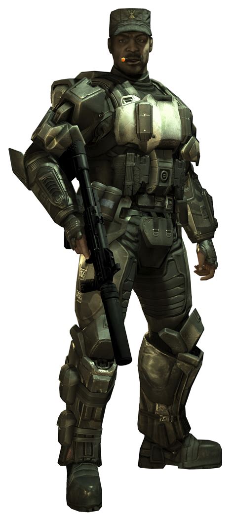 Image Halo3 Odst Sgt Johnson Png Halo Nation Fandom Powered By Wikia